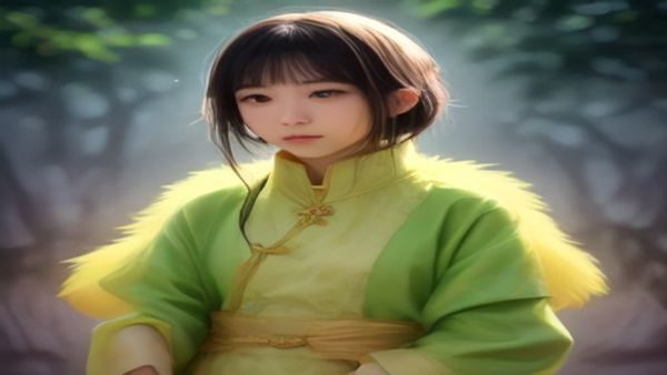 宠物金毛犬毛发免费抠图案例，草地背景原图经AI处理后提取干净宠物主体，逆光毛发细节保留良好